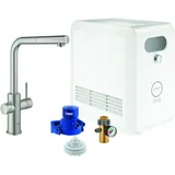 Grohe Blue Professional L-Auslauf Set supersteel 31326DC2