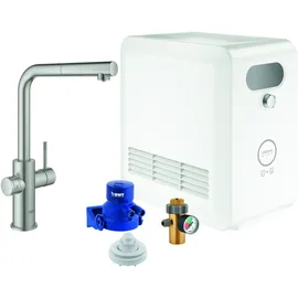 Grohe Blue Professional L-Auslauf Set supersteel 31326DC2