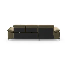 sit&more Ecksofa »Cabrio L-Form, B: 295 cm, mit Sitztiefen-, Arm- & Kopfteilverstellung« 2 Nierenkissen, Federkern, optional Bettfunktion und Stauraum