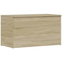 vidaXL Aufbewahrungstruhe Sonoma-Eiche 84x42x46 cm Holzwerkstoff