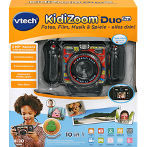 Vtech KidiZoom Duo Pro schwarz Kinderkamera, Schwarz