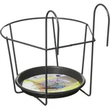 Jardifer Blumentopfhalter zum Einhängen Ø 22 cm grau
