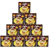 10x135g Coffee Plus Instant Coffee mit Ginseng Extrakt Instant Kaffee