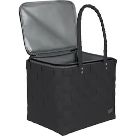 Normani Flechtkorb mit großer Kühltasche 20 l Grün