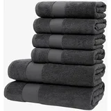 Wolkenfeld Handtuchset 6-tlg. dunkelgrau