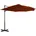 mit Aluminium-Mast 300 x 300 terrakotta 312307