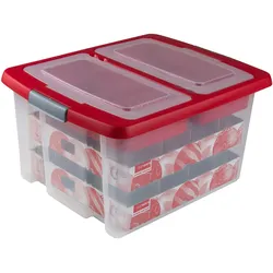Weihnachtskugelbox NESTA 32 - mit Trays für 32 Kugeln