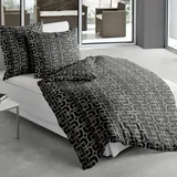 Traumschlaf Mako-Satin Bettwäsche Lago 135x200 cm + 80x80 cm - grau