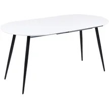 Beliani Staverton 120/160 x 76 x 80 cm weiß/schwarz