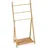 Relaxdays Handtuchleiter mit Ablage Braun