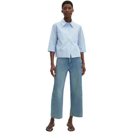 Someday Langarmbluse Zarba bold Blau 38