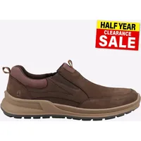 Hush Puppies Arthur Herren Memory Foam Kleid Freizeit Slipper Mode Schuhe Brown