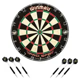 WINMAU Dartboard Set inklusive 2 Satz Winmau Steeldart