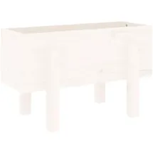 furnicato Hochbeet Pflanzkübel 62 x 30 cm Weiß