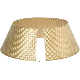Beliani Weihnachtsbaumkragen Gold 64 cm