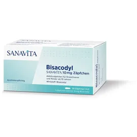Sanavita Bisacodyl SANAVITA 10 mg Zäpfchen