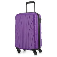 Suitline Hartschalenkoffer Trolley 4-Rollen Cabin 55 cm / 34 l lila