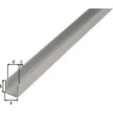 GAH Alberts U-Profil Aluminium 25 mm x 25 mm x 2.000 mm Silber