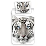 Jerry Fabrics Bettlaken Baumwolle 140 x 200 cm weiß