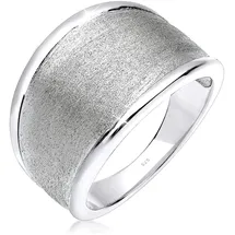 Elli Ring Damen Basic Matt Trend in 925 Sterling Silber