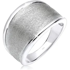 Elli Ring Damen Basic Matt Trend in 925 Sterling Silber