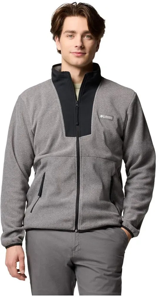 Columbia Sequoia Grove Full Zip Fleece city grey heather, black (024) 3X