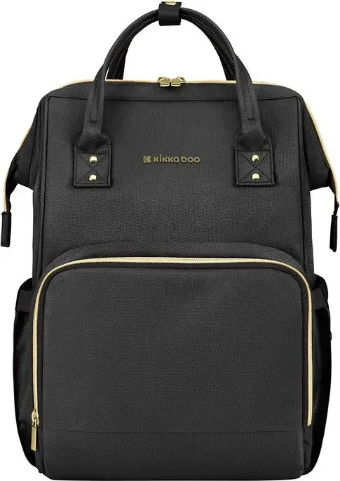 Kikka Boo Mama-Tasche Siena Schwarz & Gold