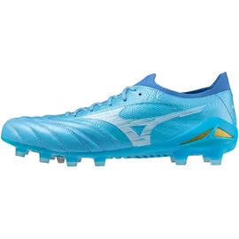 Mizuno Morelia Neo IV Beta Elite FG Herren Blau/Weiß/Gold 43