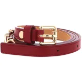 Valentino Damengürtel Polyurethan rot 100 cm