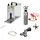 ich-zapfe.de Komplett Set - Zapfanlage, Bierzapfanlage, Bierkoffer, Durchlaufkühler PYGMY 25 1-leitig Trockenkühler, 30 Liter/h, Reinigungsset für Zapfanlage und Keg, Zapfkopf:NC Adapter