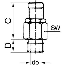 Riegler Mini-Abblasventil, Edelstahl, G 1/4, Ansprechdruck 0,5 - 1,0 bar