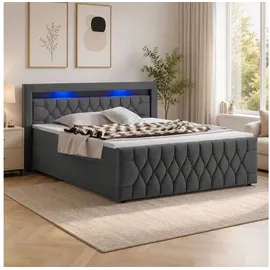 Juskys Leona 140 x 200 cm H4 Grau