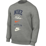 Nike Club Fleece Crew Sweatshirt Grau, F063