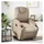 vidaXL Relaxsessel mit Aufstehhilfe Kunstleder 144 x 78,5 x 0 cm Braun