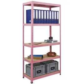 berlinlodge Wohnregal 180 x 90 x 40 cm Pink