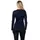 KARI TRAA Live Langarm-t-shirt - Dark Navy Blue - M