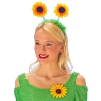 Sonnenblumen Haarreif | Party Zubehör Kostüm Gärtner Clown