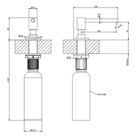GESSI Gessi316 Seifenspender Schwarz