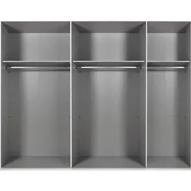 freiraum Schwebetürenschrank >Andorra< in Graphit - 250x216x65cm (BxHxT) - Grau