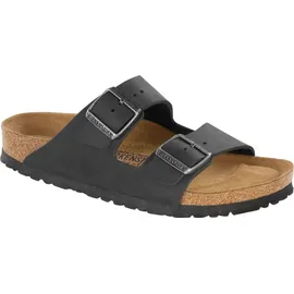 Birkenstock Arizona Weichbettung Naturleder geölt schwarz 46