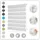 Lichtblick Duo Rollo / Doppelrollo Klemmfix 60 x 150 cm weiß