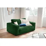 KAWOLA Doppelsessel MADELINE Loveseat Cord smaragd