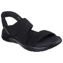 Sandale »GO WALK FLEX SANDAL-ENTICING«, mit Slip-ins Funktion, Gr. 40, schwarz, , 62324119-40