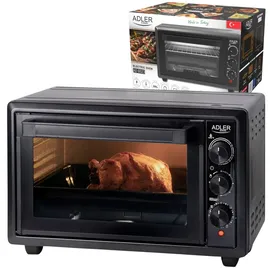 Adler AD 6023 1500 W Mini-Elektrobackofen - Schwarz