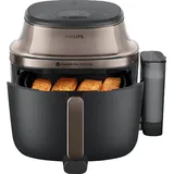 Philips Steam Airfryer 5000 Series NA547/07 Schwarz/Gold