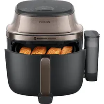 Philips Steam Airfryer 5000 Series NA547/07 Schwarz/Gold