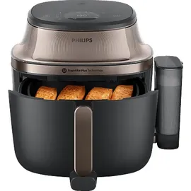 Philips Steam Airfryer 5000 Series NA547/07 Schwarz/Gold