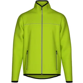 TRIGEMA Trainingsjacke TRIGEMA "TRIGEMA Praktische Sportjacke aus Microfaser", Damen, Gr. XL, gelb (lemon), 92% Polyester, 8% Elasthan, Jacken