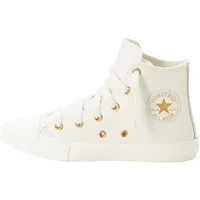 Converse Chuck Taylor All Star Gold Luxe Mädchen Weiß/Metallic Light Gold 30