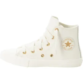 Converse Chuck Taylor All Star Gold Luxe Mädchen Weiß/Metallic Light Gold 30